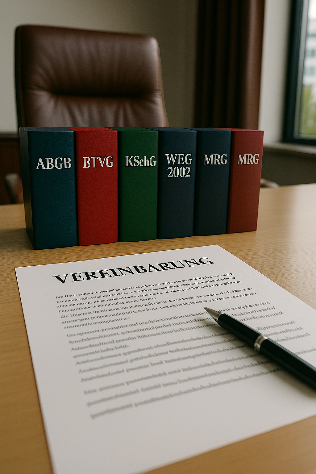 Büroschrank mit Büchern